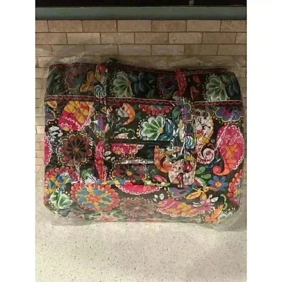 Disney Exclusive Vera Bradley  Mickey and Minnie Mouse Large Tote Bag Purse b3 - Picture 1 of 2